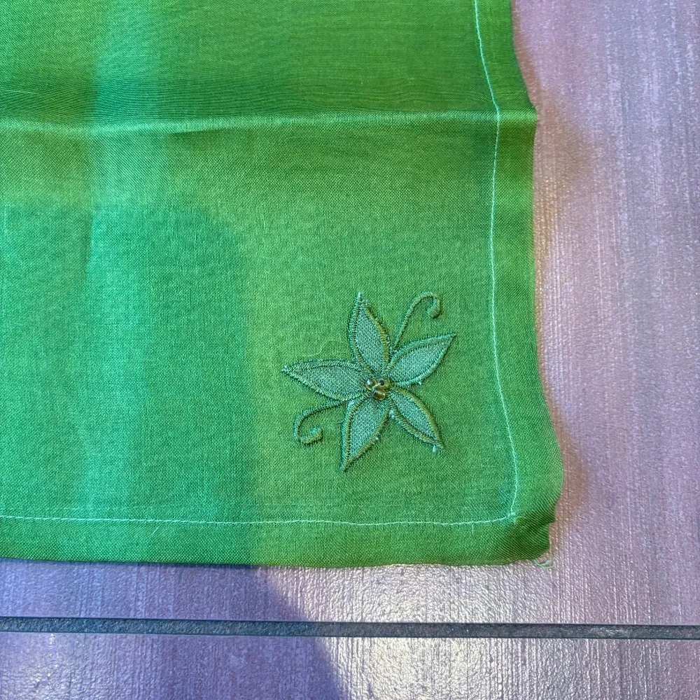 2 Pottery Barn silk napkins